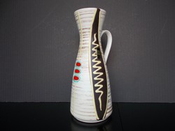 Igazi retro hibátlan Jasba kerámia váza, 25 cm