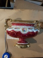 Kb.30 centis, Porcelain de Bruxelles, igen jó állapotú porcelán váza