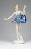 1A863 Régi ENS porcelán táncoslány balerina 17 cm