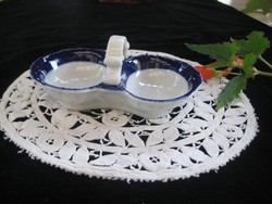 Zsolnay  salt cellar ,  has not been used