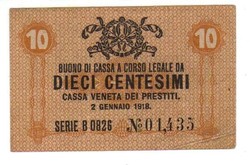 10 centesimi 1918 Olaszország 2.
