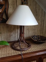 Rattan asztali lámpa