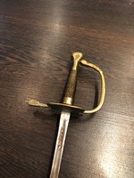 Antik vívó kard Bronz/ réz fogantyúval nagyon régi