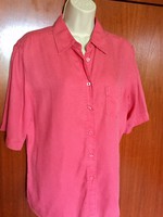 Marks&spencer uk - size 14 fine silky pink blouse, in new condition, cheap for sale!