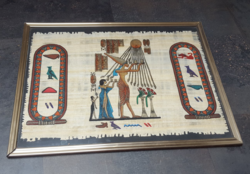 Egyiptomi kép, Papirusz keretezett