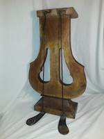 Antik fa zongora réz papucsos pedál rendszer kreatív célra 