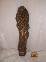 VIASZ FALIDÍSZ - NAGY - Szűz Mária kicsinyével -  Német - régi  - 40 x 11 x 5 cm - hibátlan