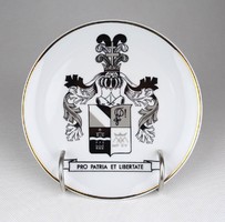 1A989 PRO PATRIA ET LIBERTATE Hollóházi porcelain decorative plate