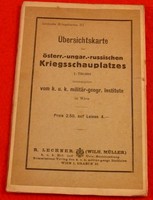 Lechners Kriegskarten III.-Übersichtskarte des österr.-ungar.-russischen Kriegsschauplatzes