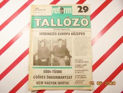 Régi retro újság - Reform Tallózó - Közéleti lapszemle  - 1989 december 29. 