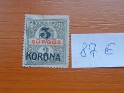 MAGYAR,ROMÁN MEGSZÁLLÁS TEMESVÁR 3 KORONA / 2 FILLÉR 1919-   87E