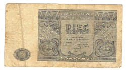 5 zloty zlotych 1946 Lengyelország