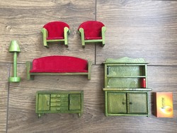 Baba bútor, baba nappali miniatűr 