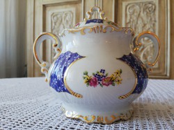 Zsolnay Marie Antoinette teás nagy méretű cukortartó