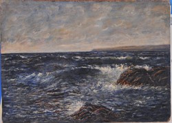 Oszkár Mendlik (1871-1963): Rolling Sea