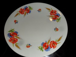 Zsolnay pipacsos fali tányér