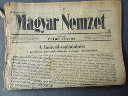 A honvéd családokért - Kormányzó hitvesének felhívása a magyar társadalomhoz  - Magyar Nemzet 1943