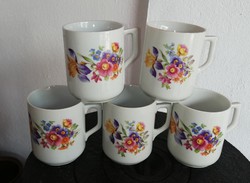 Zsolnay flower, petal mugs, mug package. Nostalgia