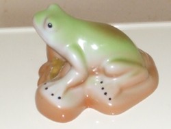 Old porcelain frog