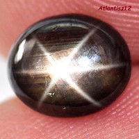  VALÓDI, 100% TERMÉSZETES DARK BROWN CSILLAG ZAFÍR DRÁGAKŐ 1,34ct (OPAK)