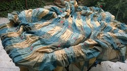 Új olasz ágytakaró-kanapétakaró  kellemes harmonizáló szinek