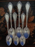 Silver garland coffee spoons circa 1920