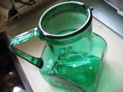 Nagy zöld olasz kancsó, váza