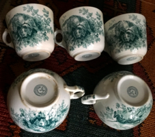 WAllerfangen vadászjelenetes antik csészék