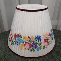 Kalocsai festett selyem lámpaernyő