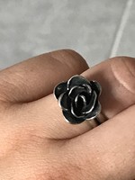 Ezüst gyűrű designer rózsa 