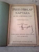 Antik könyv - PESTI HIRLAP NAPTÁRA AZ 1922.KÖZÖNSÉGES ÉVRE
