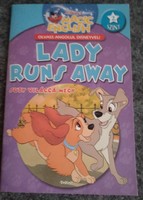 Lady runs away. Read in English with Disney, negotiable!