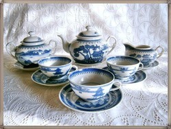 Eredeti, antik 19. századi kínai porcelán teáskészlet