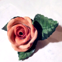Herendi porcelán rózsa hibátlan