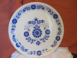 Alföldi kék mintás fali tányér