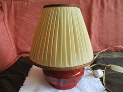 Retro kerámia iparművészeti asztali lámpa