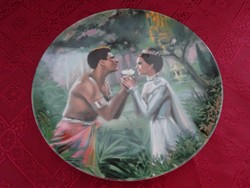 English porcelain decorative plate, marked: 234 / e. Movie clip of King and I ...