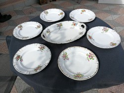 Hüttl tivadar budapest 1884, láng m. Gravure printing f. M !!!!! Luxury antique dinner set !!