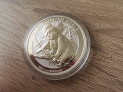 2018 Ausztrál koala ezüst érme 31,1 gramm 0,999