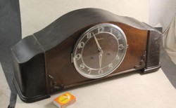 Antik felesütős dallamra ütő kandalló óra 535