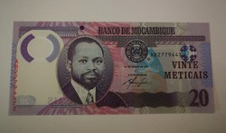 Mozambik 20 Meticais UNC 2011