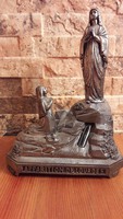 Lourdes-Szűz Mária ereklyetartó  zenélő szobor.