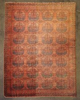 1B075 Antik elefánttalp mintás afgán kézi szövésű perzsa szőnyeg 250 x 330 cm