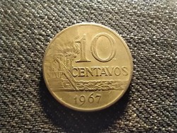 Brazília 10 centavó (nem mágneses) 1967 (id18641)
