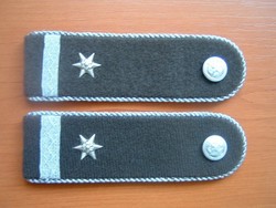 Mh sergeant rank shoulder plate with white back plate #
