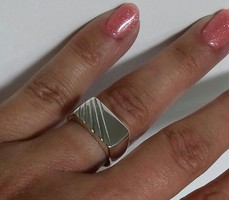 Ezüst pecsétgyűrű,uniszex