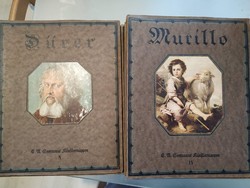 10 antik képes album: Greco, Tiziano, Raffaello, Goya, Feuerbach, Böcklin, Murillo, Dürer, V.Delft, 