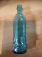 Zöld üveg  csodaszép 20 cm magas