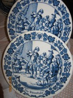 2 darab  Delft dísz tányér