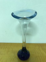Murano kék kála váza P82